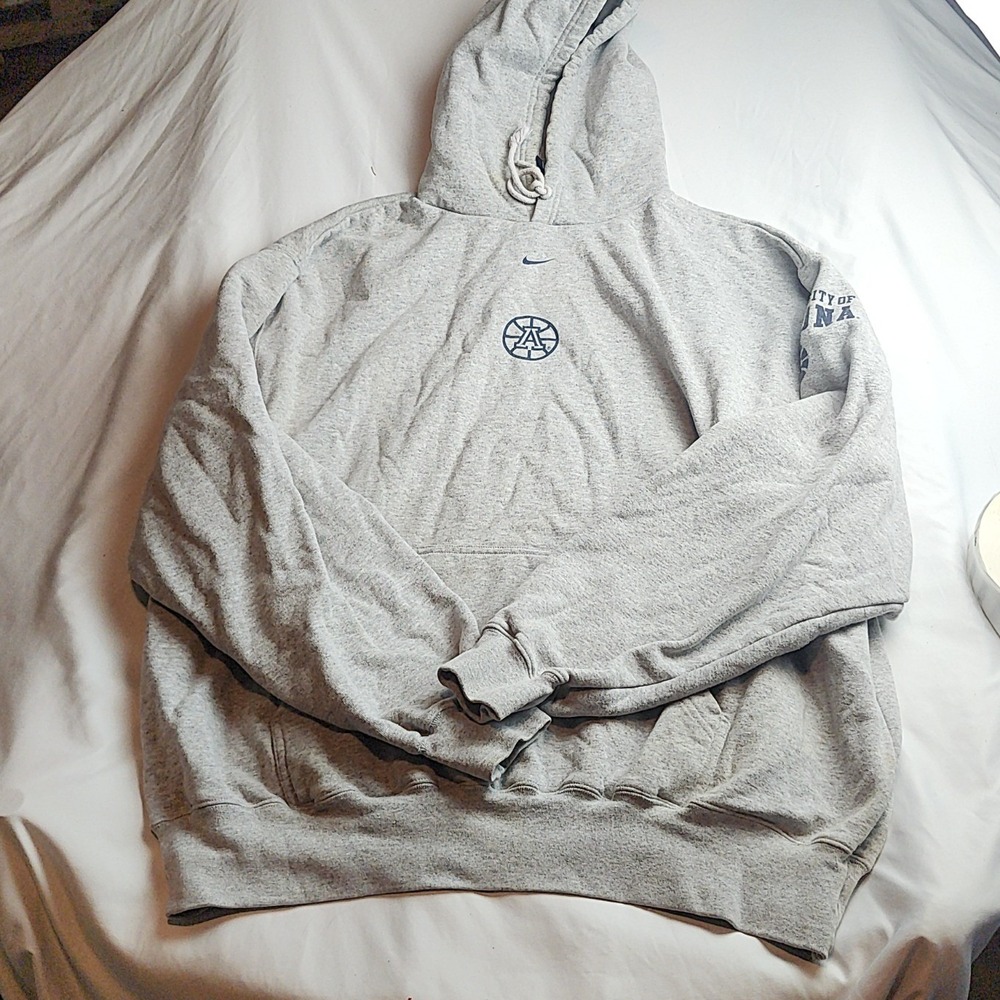 Nike Arizona Wildcats Pullover Hoodie Gray Size XXL